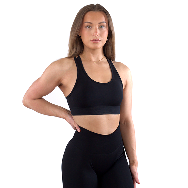 Amber Seamless Top - Black