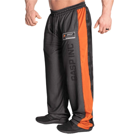 Gasp No 1 Mesh Pants Black Flame