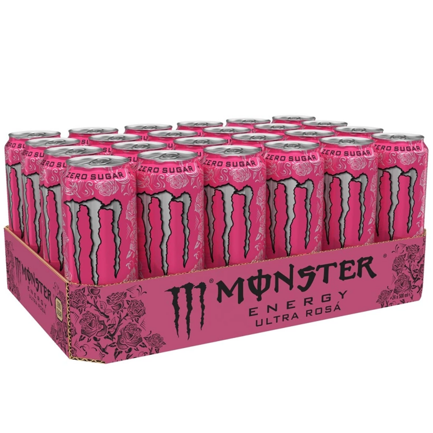 24 x Monster Energy 500 ml Ultra Rosa (sockerfri)