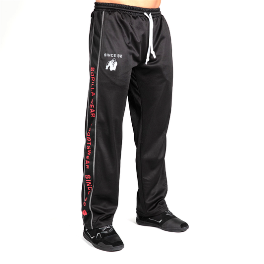 Functional Mesh Pants, black/red