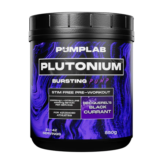 PumpLab PLUTONIUM - 550g Stim Free Preworkout