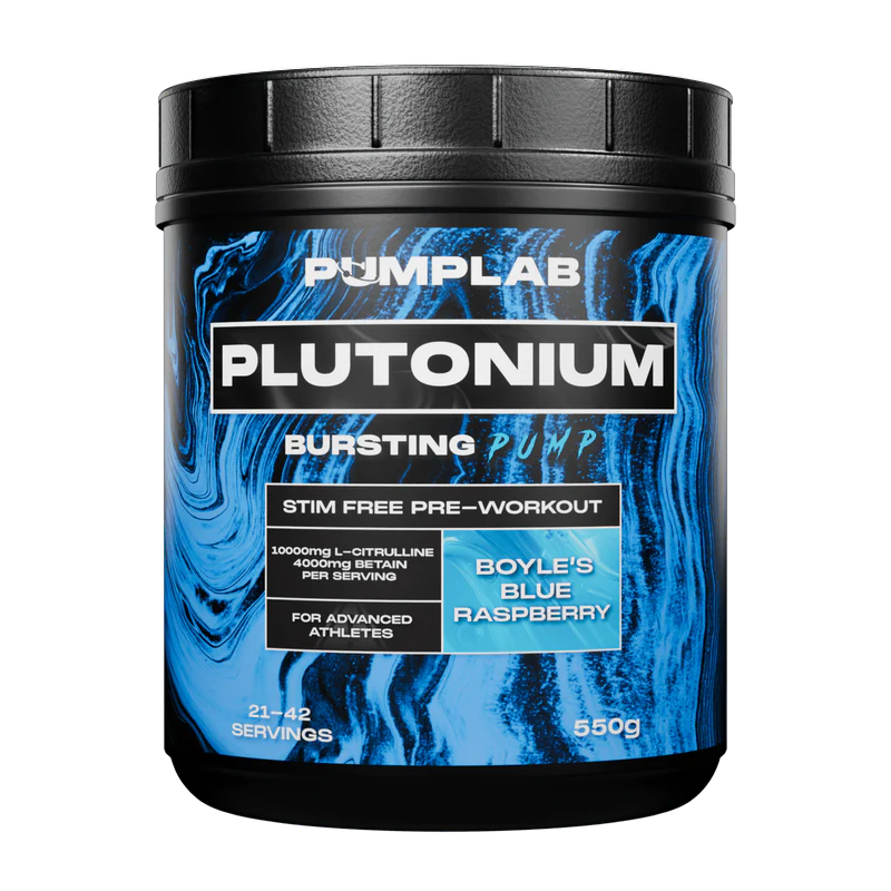 PumpLab PLUTONIUM - 550g Stim Free Preworkout