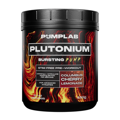 PumpLab PLUTONIUM - 550g Stim Free Preworkout
