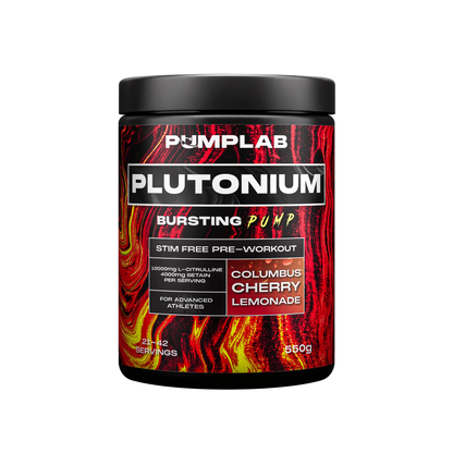 PumpLab PLUTONIUM - 550g Stim Free Preworkout