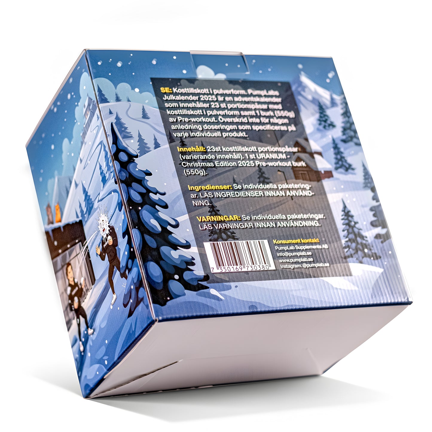 PumpLab JULKALENDER - 1x PWO, 23 Taste tests (Limited Edition)