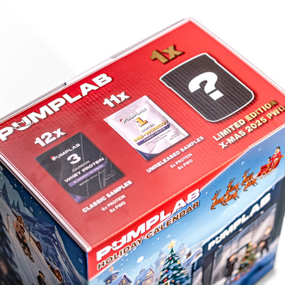 PumpLab JULKALENDER - 1x PWO, 23 Taste tests (Limited Edition)