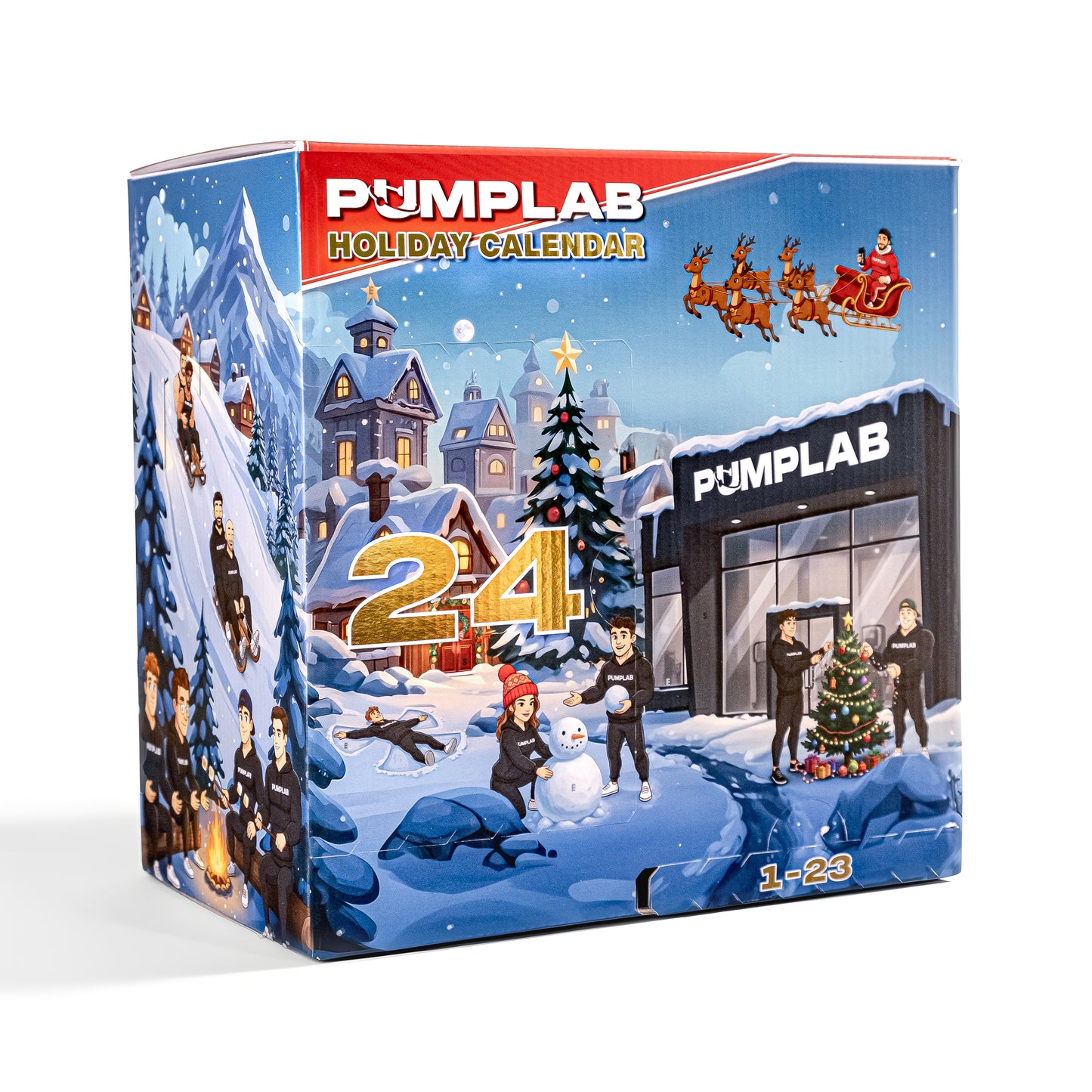 PumpLab JULKALENDER - 1x PWO, 23 Taste tests (Limited Edition)