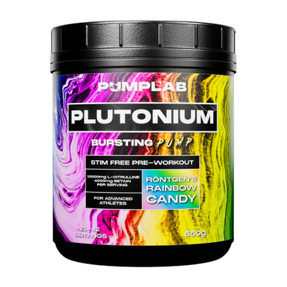 PumpLab PLUTONIUM - 550g Stim Free Preworkout