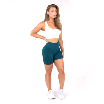 Ruby Scrunch Shorts - Dark Teal