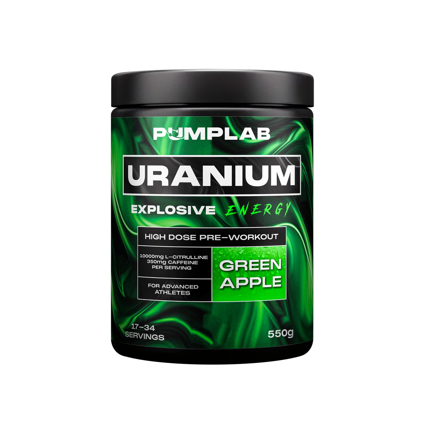 PumpLab URANIUM - 550g Full Stim Preworkout