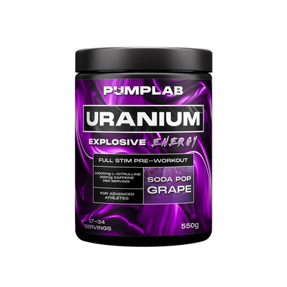 PumpLab URANIUM - 550g Full Stim Preworkout